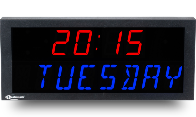 Masterclock's NTDS24-8AL Time Zone Clock