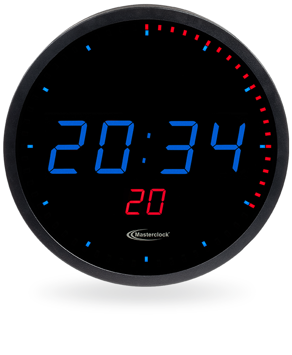 Masterclock's CLDNTD12 Digital Analog Clock