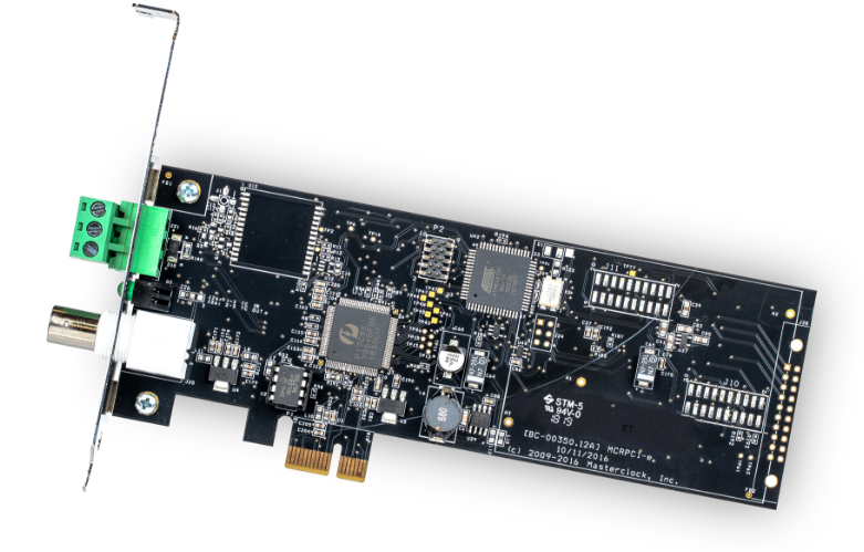 Masterclock's PCIe-OSC PC Card