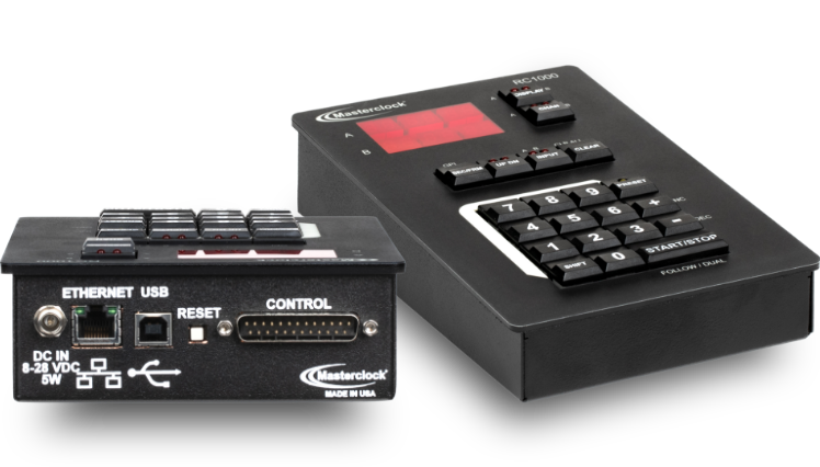 Masterclock's RC1000 Dual-Channel Production Timer